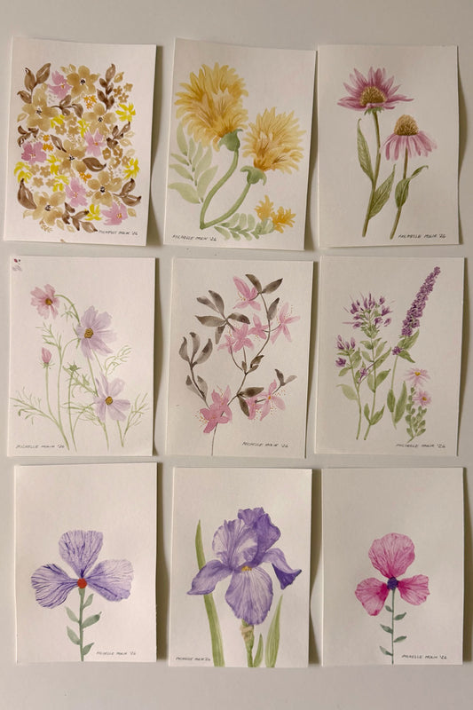 Original Watercolour Floral #1