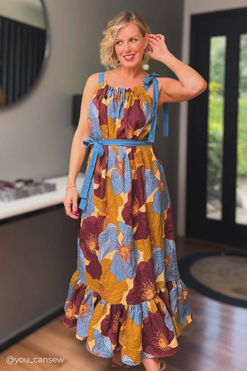 Frannie | Dusk | 100% Linen fabric | Washed finish