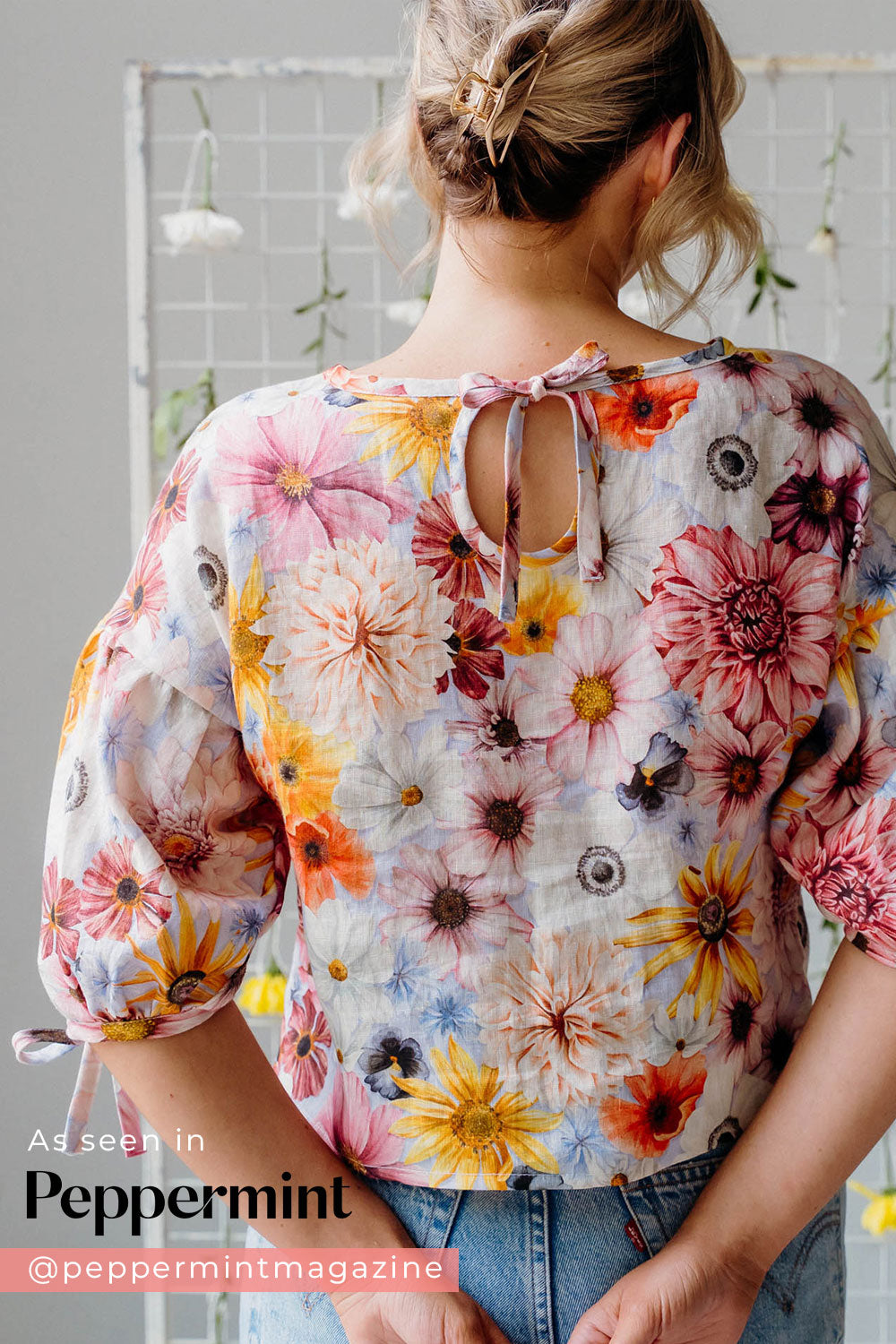 Blossom | Spring | 100% Linen fabric