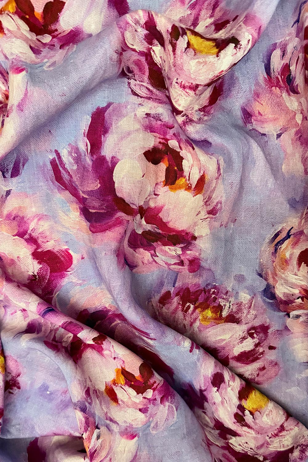 Carolyn Quan | Painterly Peonies | Linen