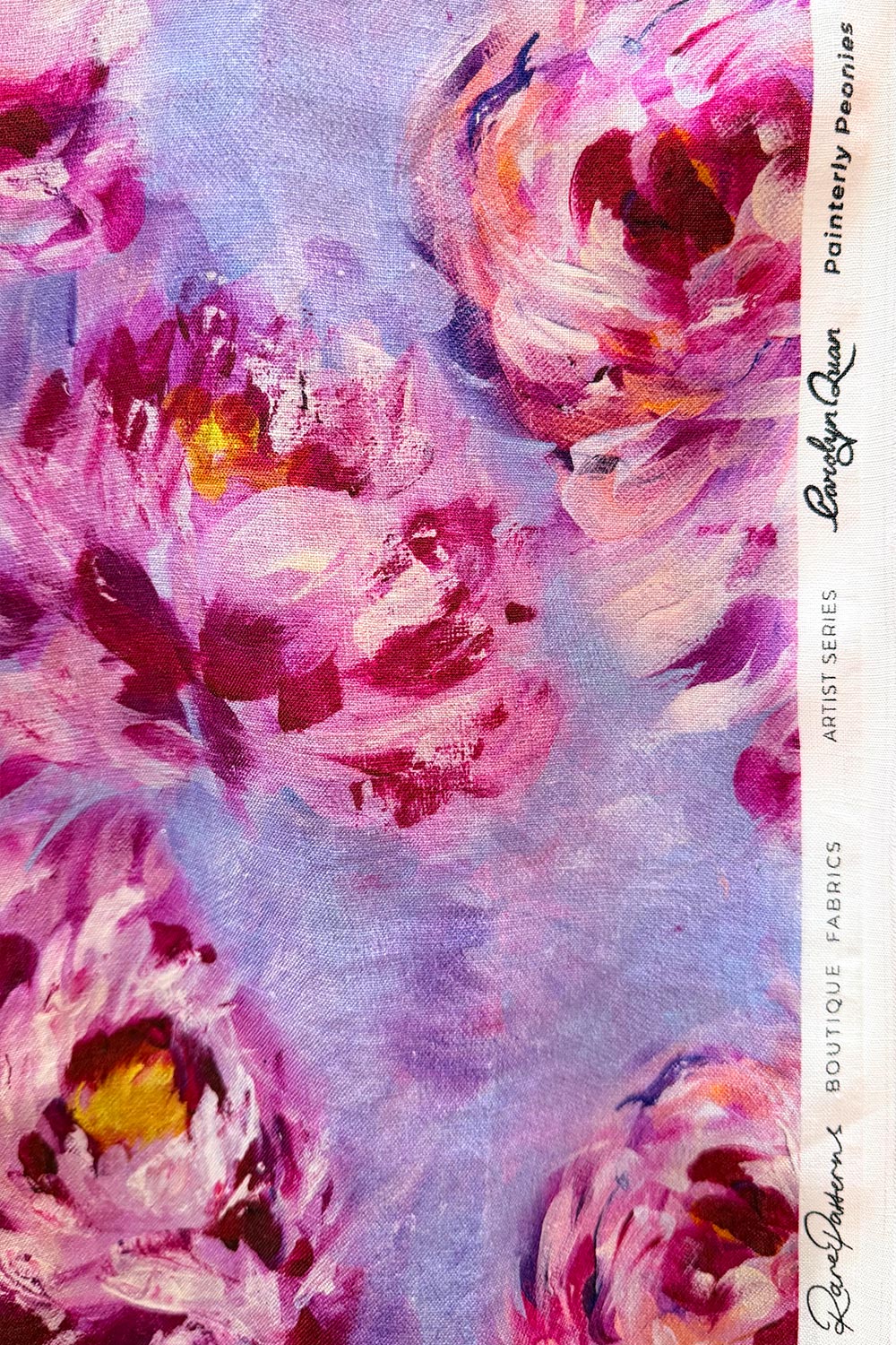 Carolyn Quan | Painterly Peonies | Linen