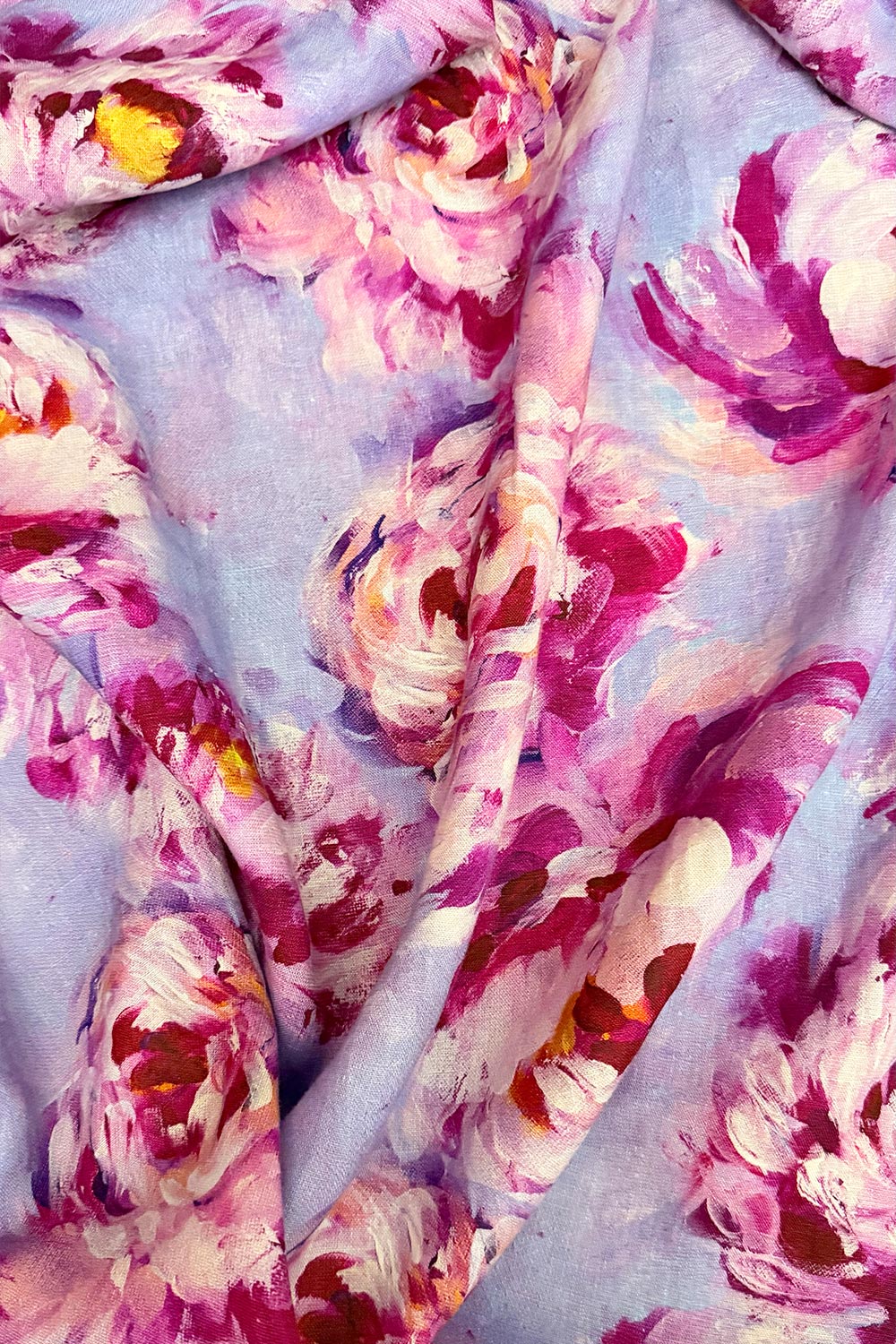 Carolyn Quan | Painterly Peonies | Linen