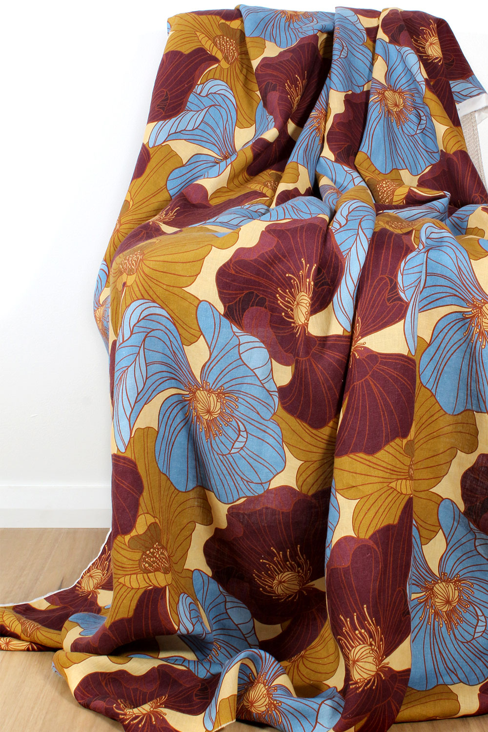 Frannie | Dusk | 100% Linen fabric | Washed finish