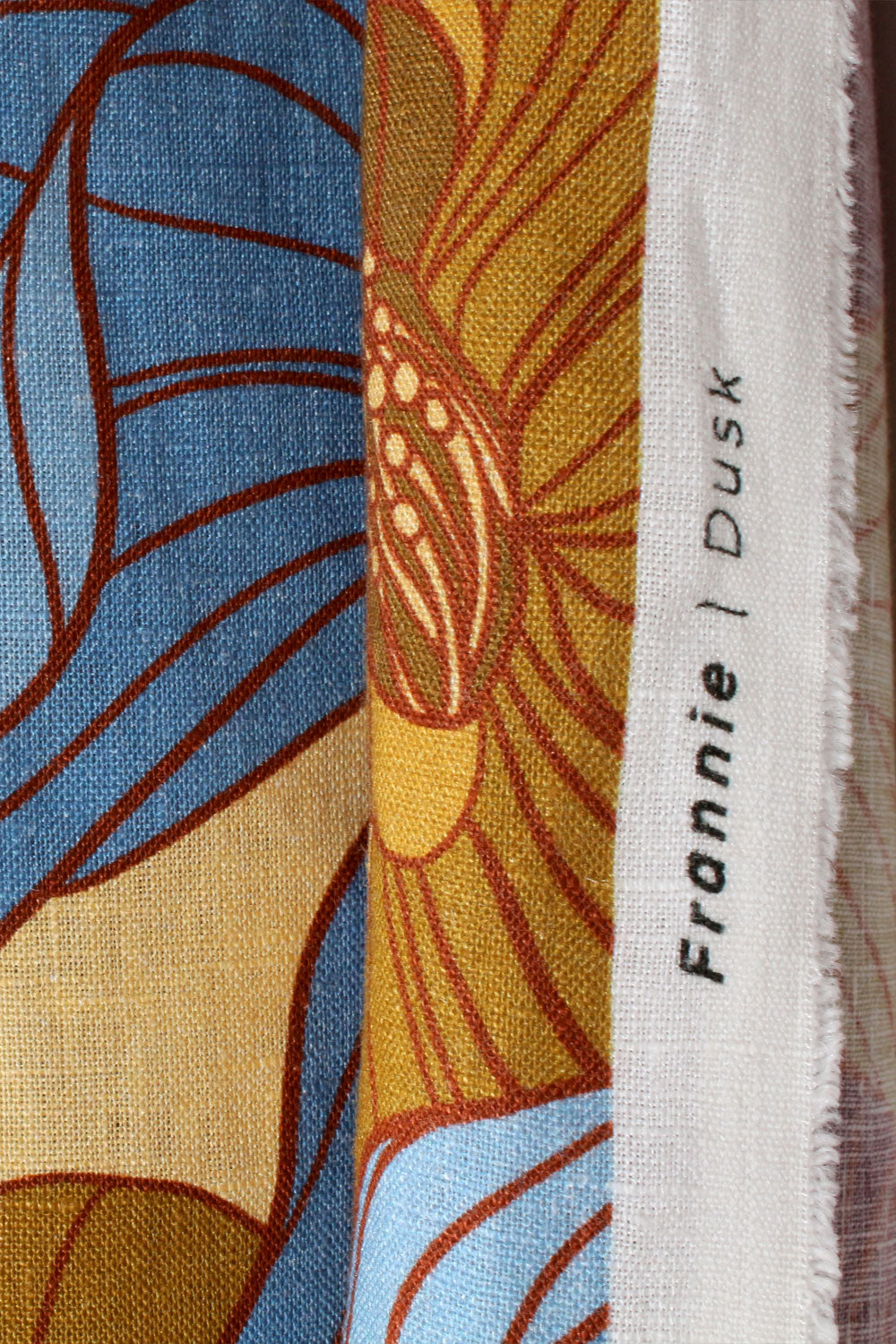 Frannie | Dusk | 100% Linen fabric | Washed finish