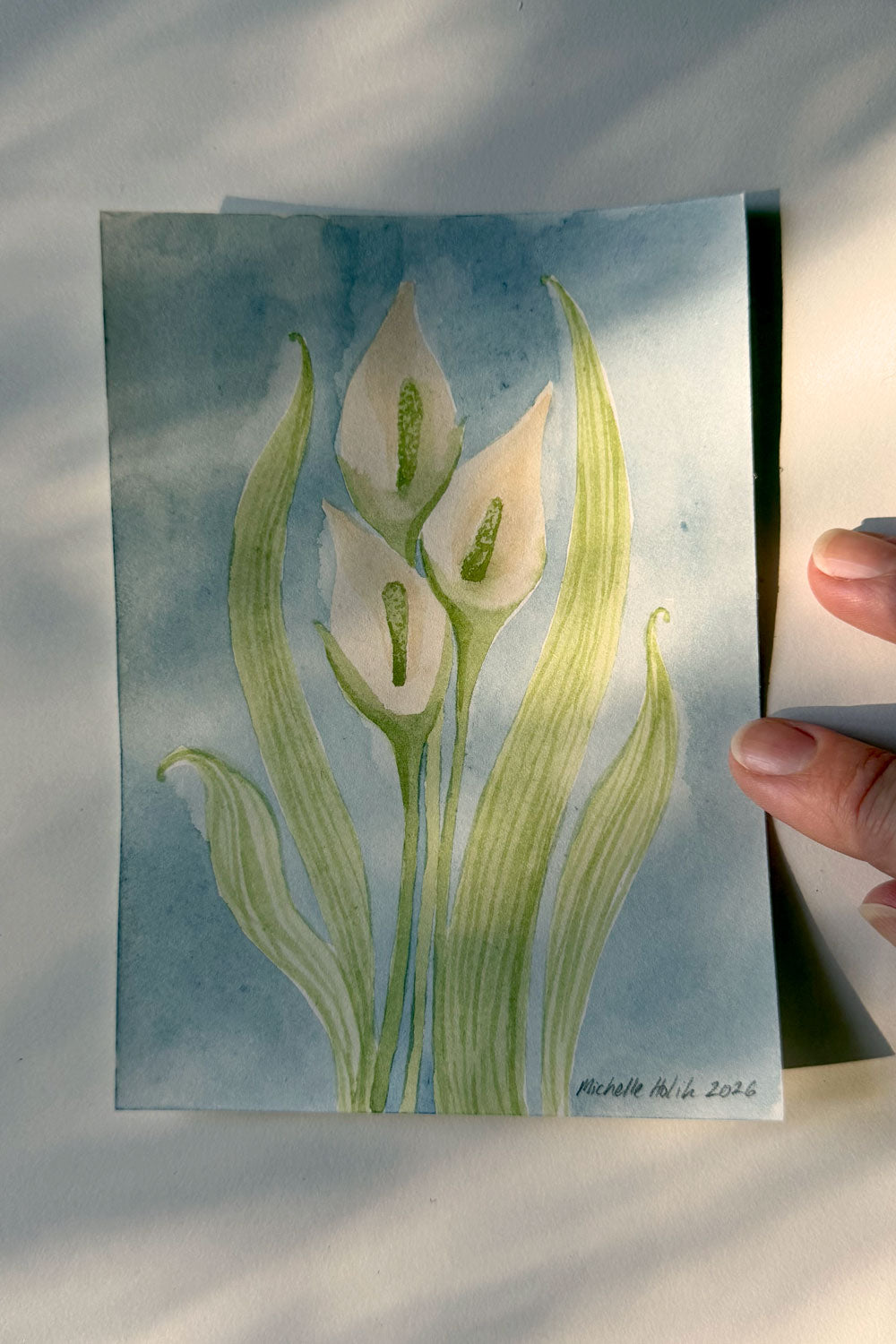 Original Watercolour Floral #11