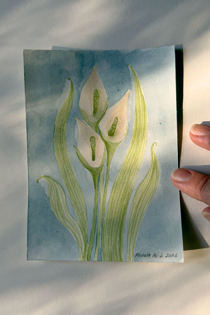 Original Watercolour Floral #11