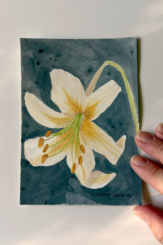 Original Watercolour Floral #12