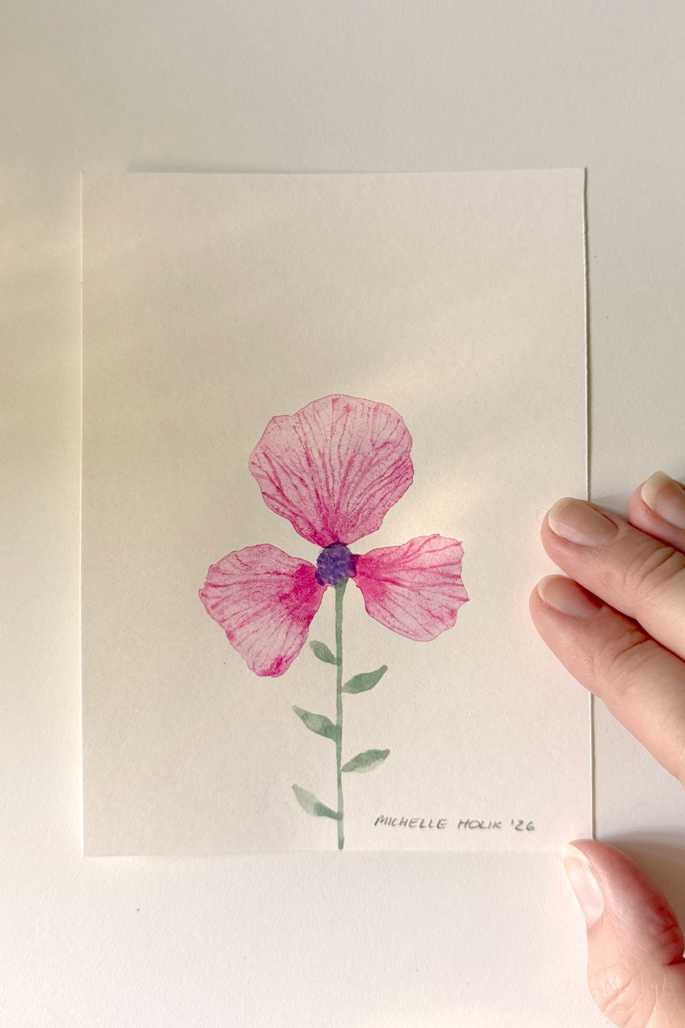 Original Watercolour Floral #2