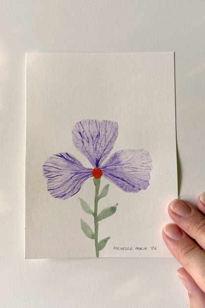 Original Watercolour Floral #3