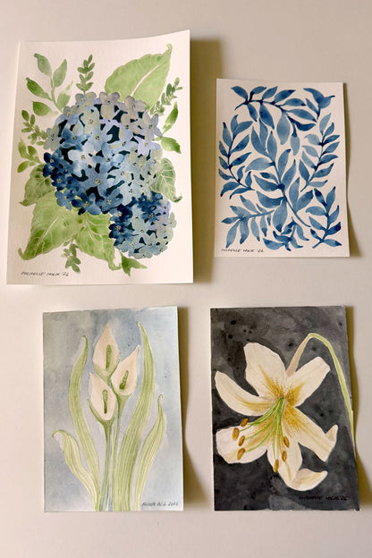 Original Watercolour Floral #12
