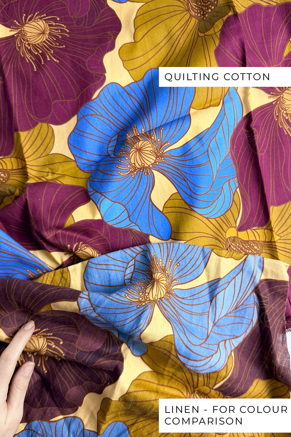 REMNANT 1M | Frannie Dusk | Quilting Cotton