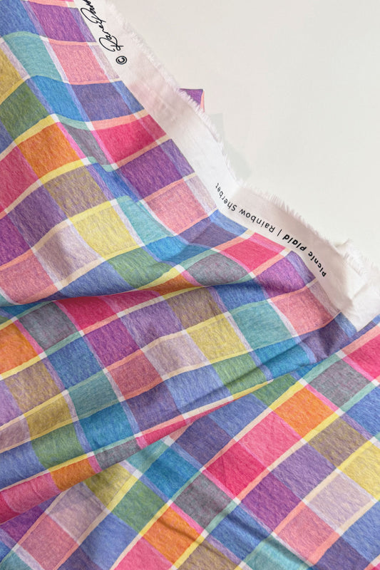 REMNANT 1M | Picnic Plaid | Cotton Percale