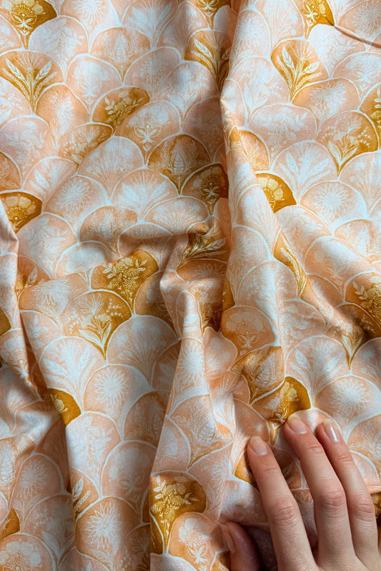 REMNANT 1M | Sora Shell Pink | Quilting Cotton